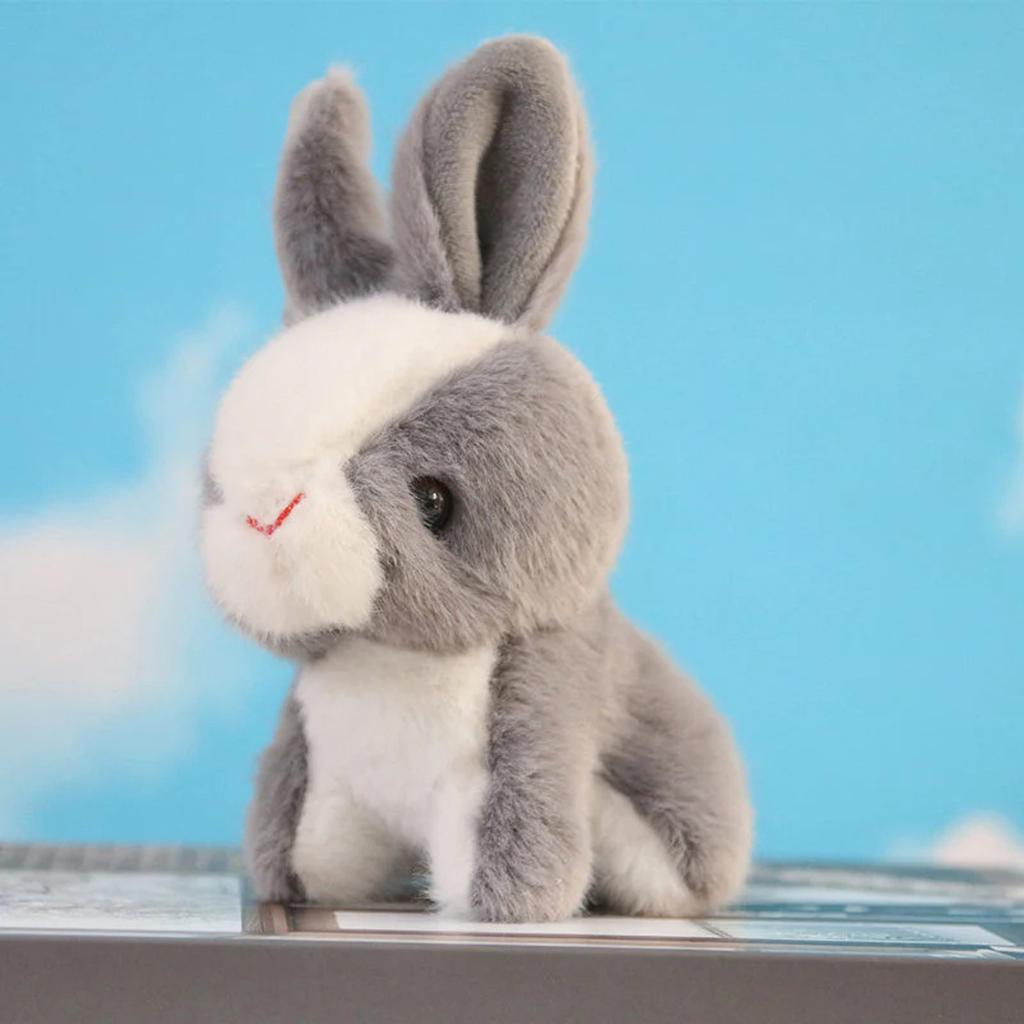 Easter Cute Bunny Keychain/bag Charm Simulated Plush Cute