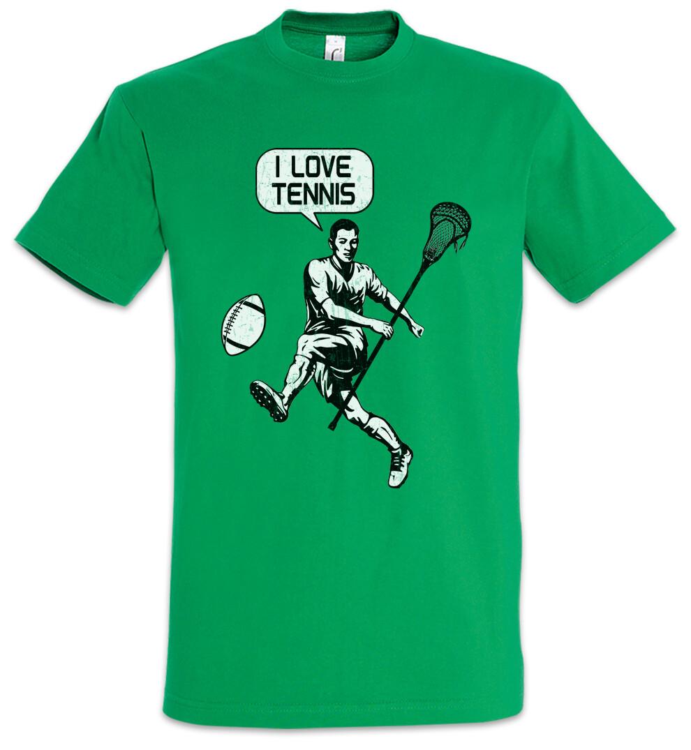 

I Love Tennis T-Shirt Mens Womens Tees Top Sport Fun Player Sports Love Addiction Football 4XL