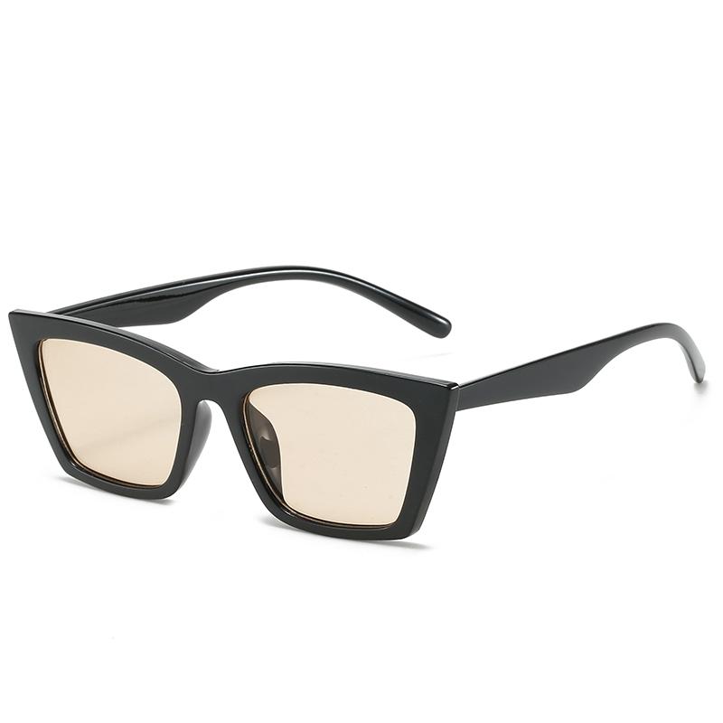 INS Hip-hop Style Fashion Korean Cat Eye Men Sunglasses Women Unisex With 7 Colors outdoor square Shade Eyewear