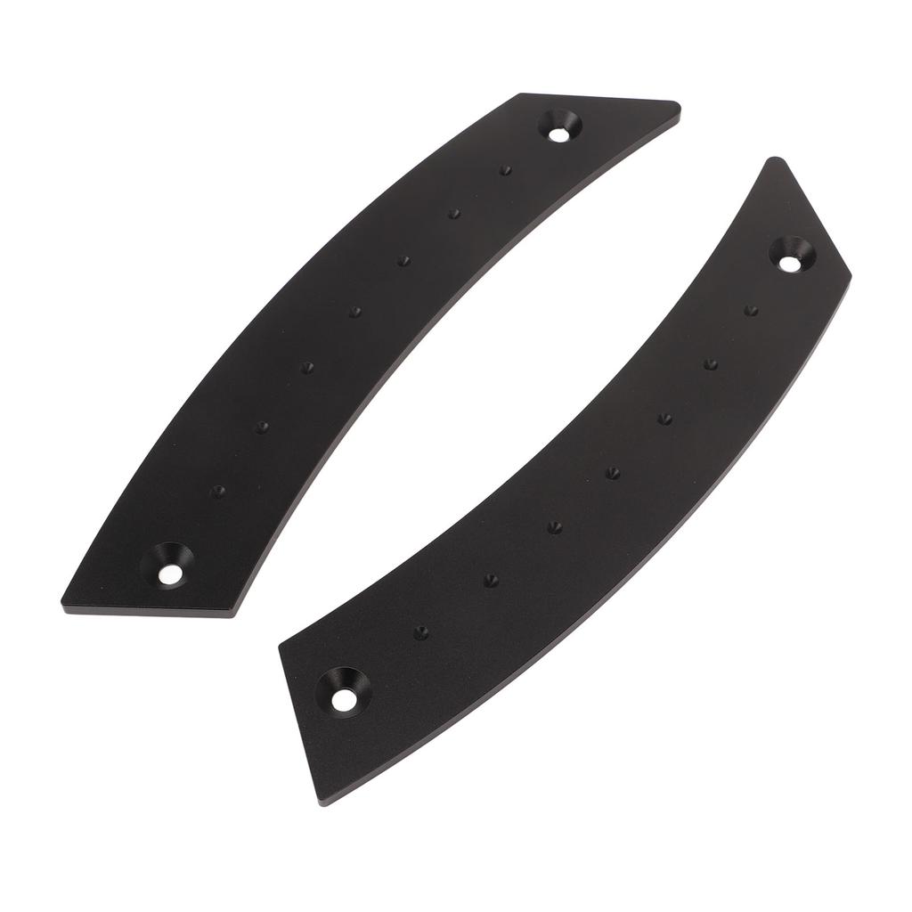 2pcs Door Panel Pull Handle Set Aluminium Alloy Labor Saving High Strength Rust Proof for Cars