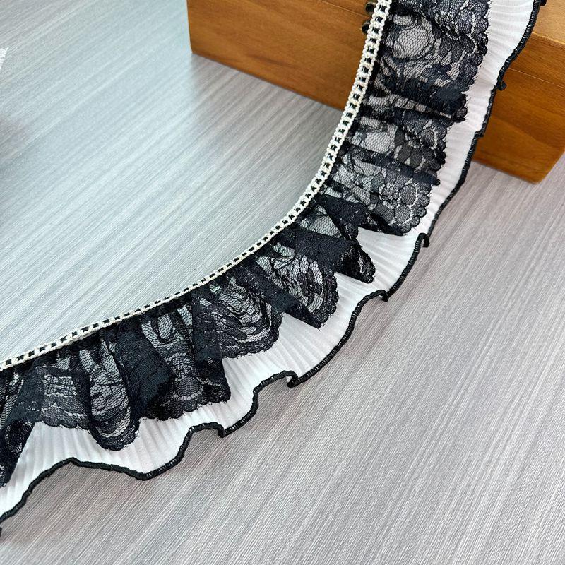 

Набор кружевной ткани с оборками | Материалы для шитья своими руками для платьев, юбок, шляп для девочек | Принадлежности для рукоделия для кукольной одежды и домашнего декора 92X8CM
