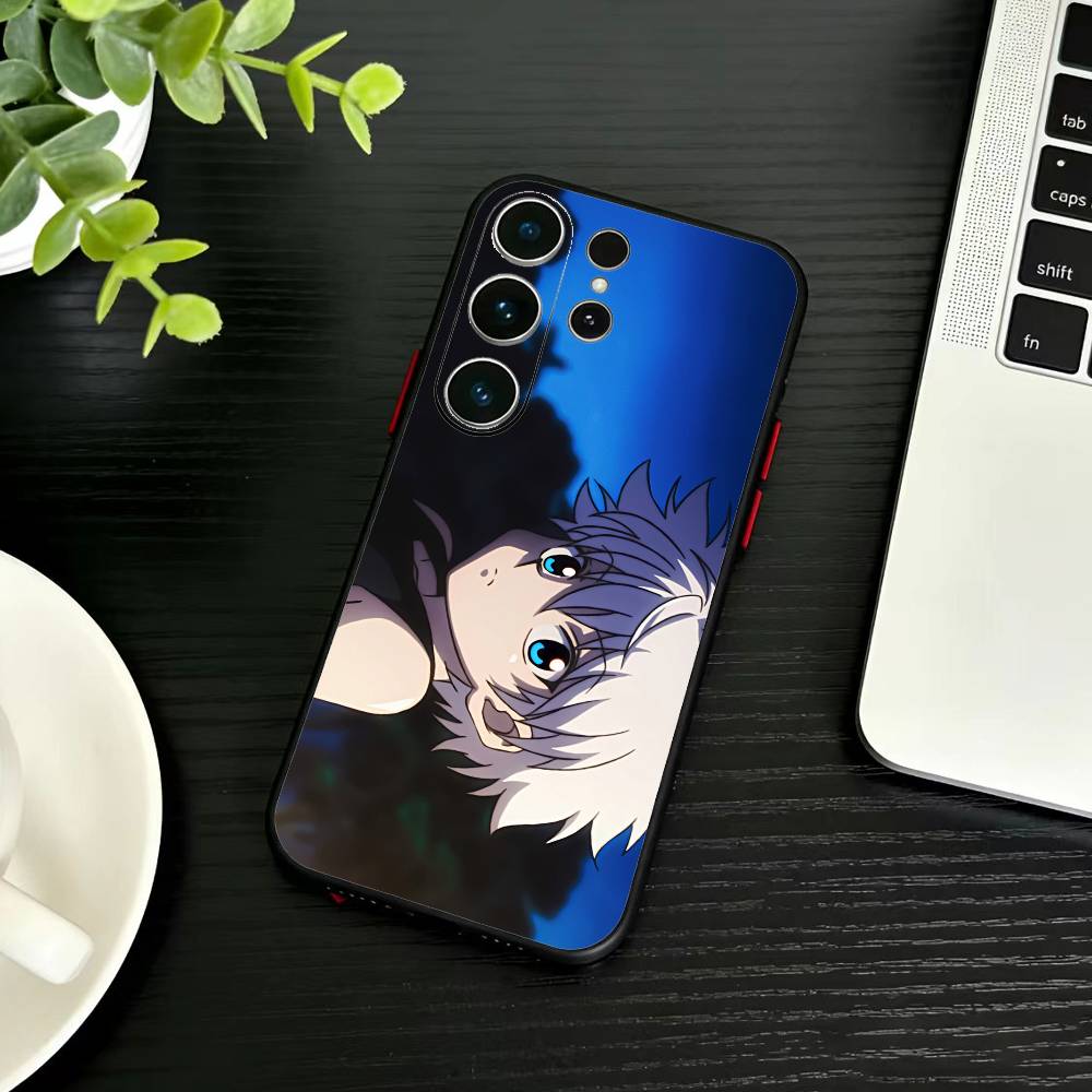 G-Killua Zoldyck K-Hunter X Hunter Phone Case For Samsung S26,S25,S24,S23,S22,S21,S20,Plus,Fe,Lite,Others Black Cover