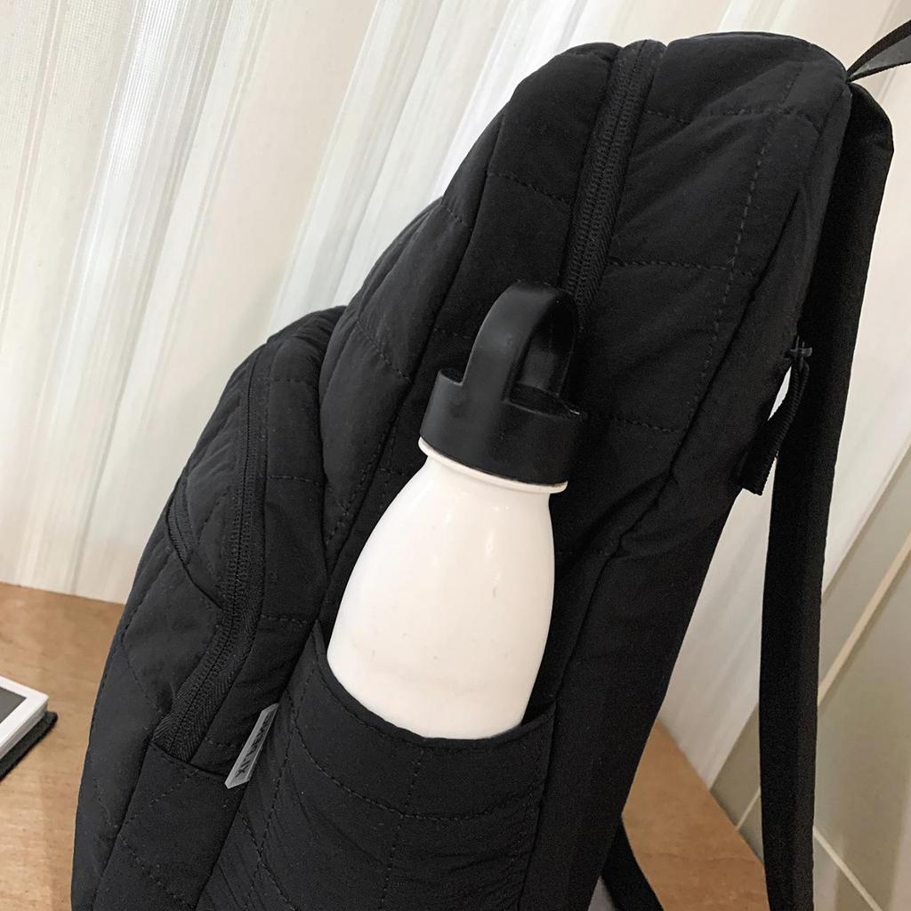 Best-Selling Waterproof Quilted Laptop Backpack - Large Capacity, Fashionable Mummy Bag for Outdoor and Casual Use