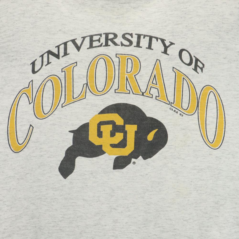 ONEITA 90s Made In USA Old Copyright College Print Long Sleeve Single Stitch T-shirt Men's Used