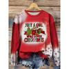 Womens Casual Print Hooded Sweatshirt With 3D Letter Graphic Round Neck Lightweight Comfort Fit Everyday Wear
