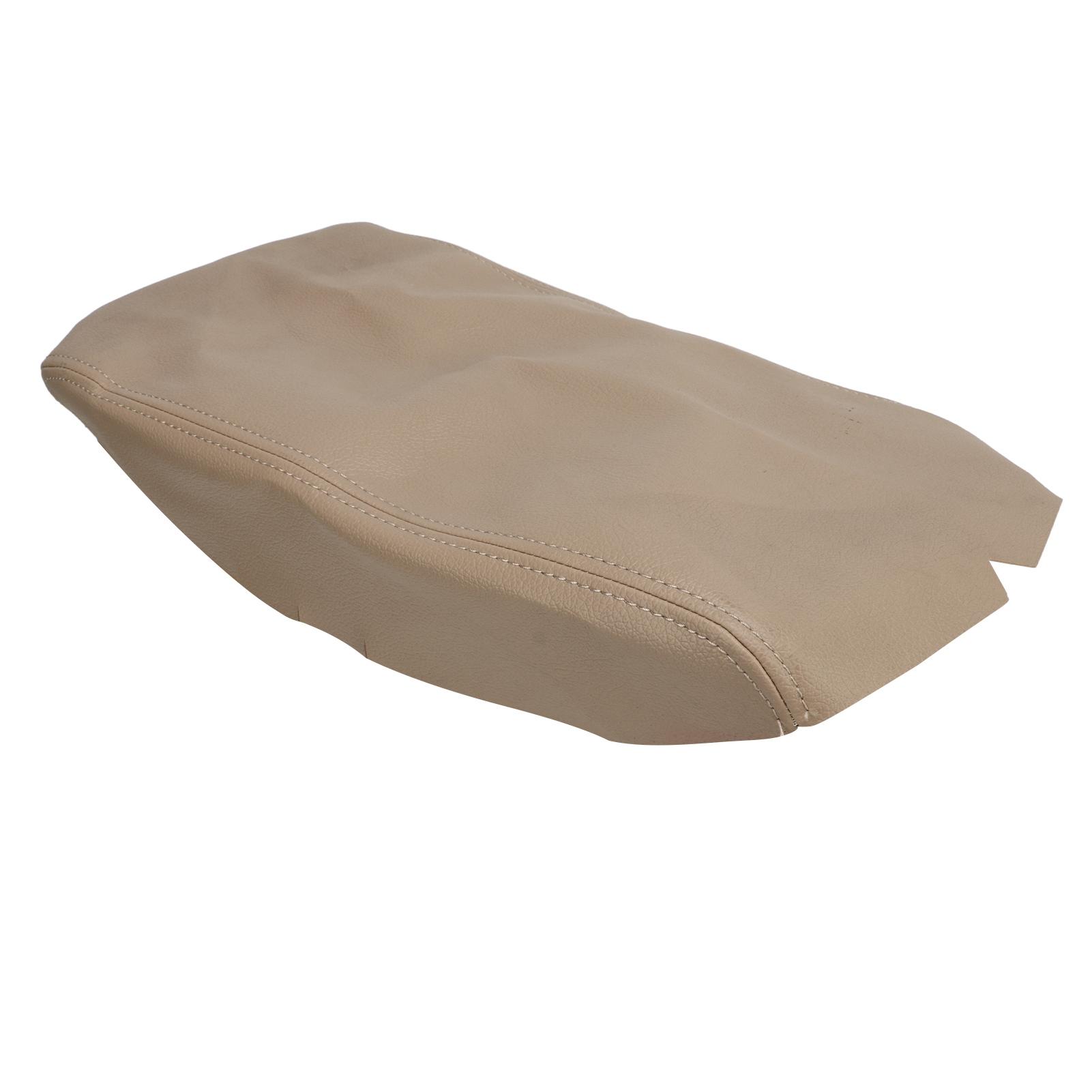 

Крышка подлокотника из синтетической кожи, чехол-протектор для бокса подлокотника центральной консоли для Highlander бежевый