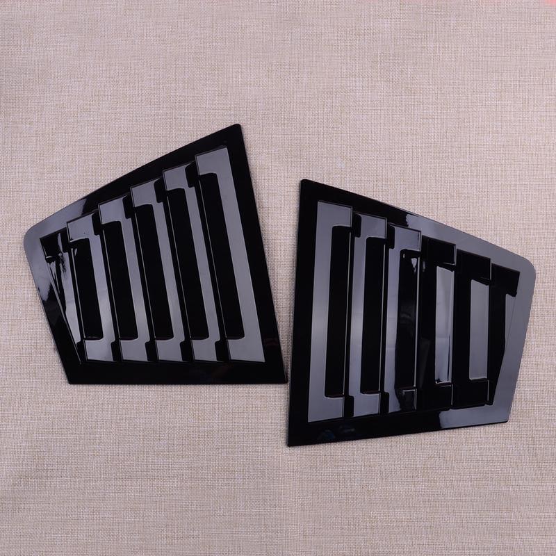 1 пара глянцевых черных накладок-жалюзи на задние боковые окна, воздухозаборников, декоративных накладок-жалюзи, подходящих для Chevrolet Cruze 2009-2011 2012 2013 2014 2015