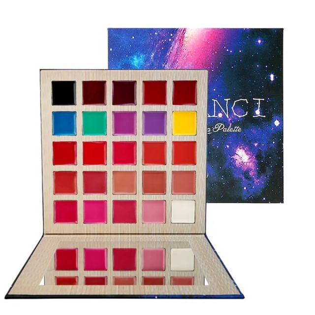 DE LANCI - 25 Color Matte Multi Shade Lip Palette #25 Color Lip Palette - 25g
