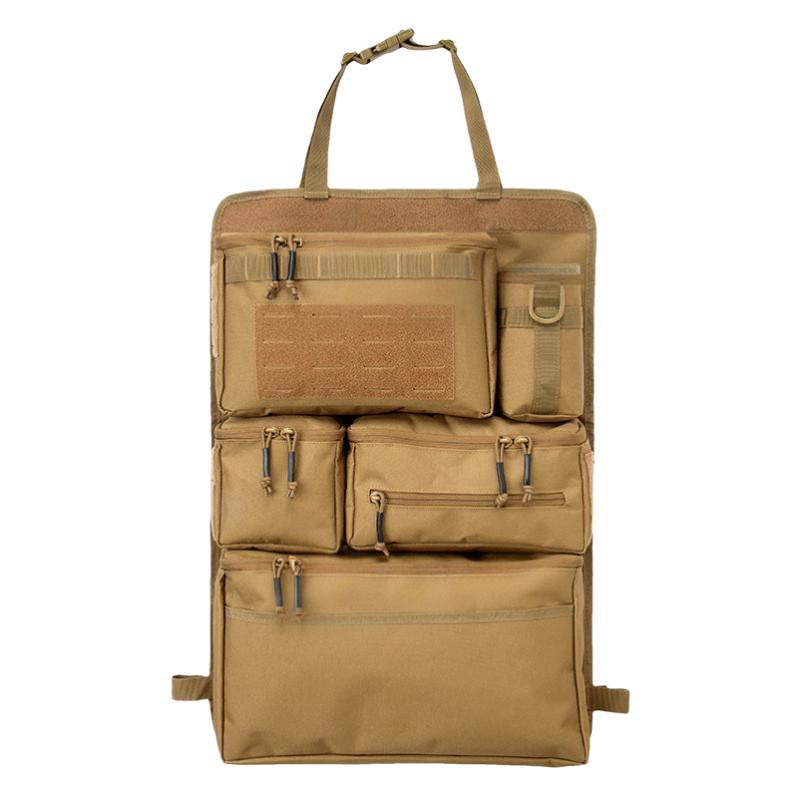 Heavy-Duty Tactical MOLLE Car Seat Back Organizer