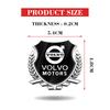 3D Metal Car Body Trunk Sticker Emblem Badge Decals Decoration For Volvo XC70 V60 XC60 XC90 V50 S60 V90 V40 S40 XC40 S90 V70 T6
