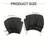 4-Piece Premium Car Window Sunshade Net Set - UV Protection and Privacy, Universal Fit Front and Rear Curtains