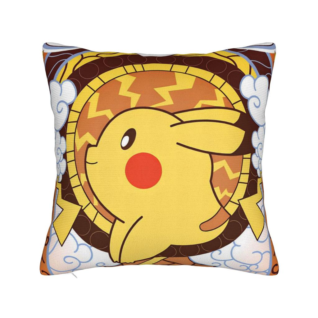 Pokemon Pikachu Pillow Case Kawaii Pillow Cover Square Pillowcases For Couch Sofa Bedroom