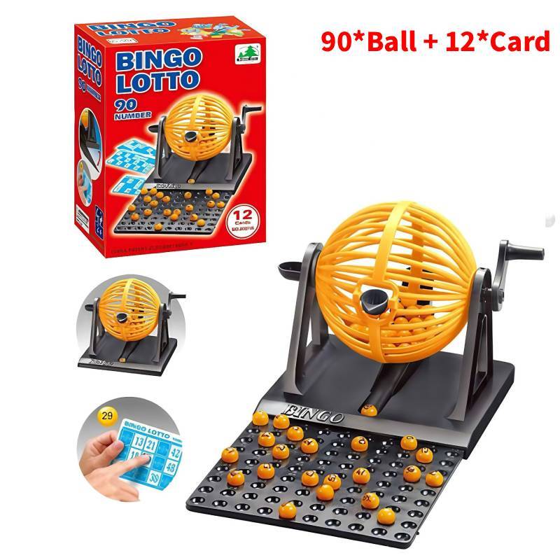 Mini Lottery Machine For Kids With Interactive Bingo Game Playful Toy For Family Entertainment
