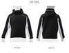 Mizuno Stretch Knit Hoodie Baseball/Softball (Half Zip), 12JE0K26, Medium, Black/White