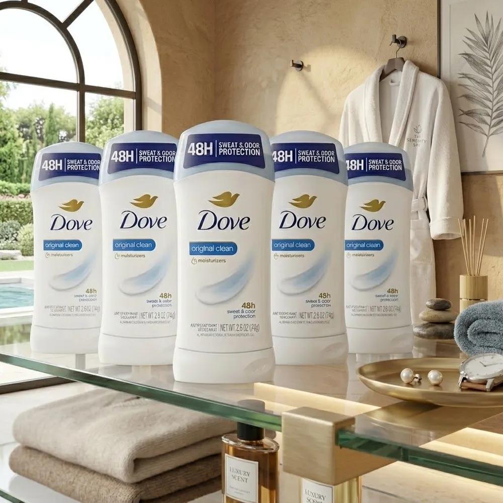 Дезодорант-стик Dove 74г, набор из 6 штук, оригинальный свежий аромат