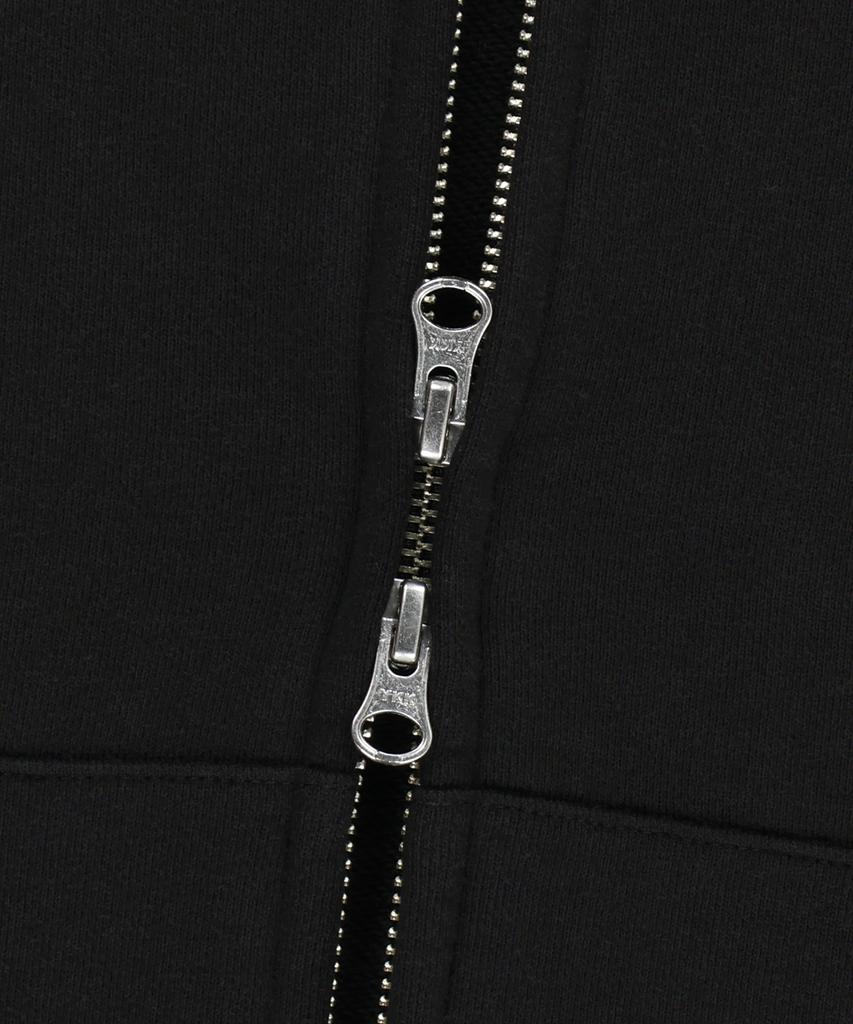 Brownbreath Tag Camo Block Hood Zip Up - Black
