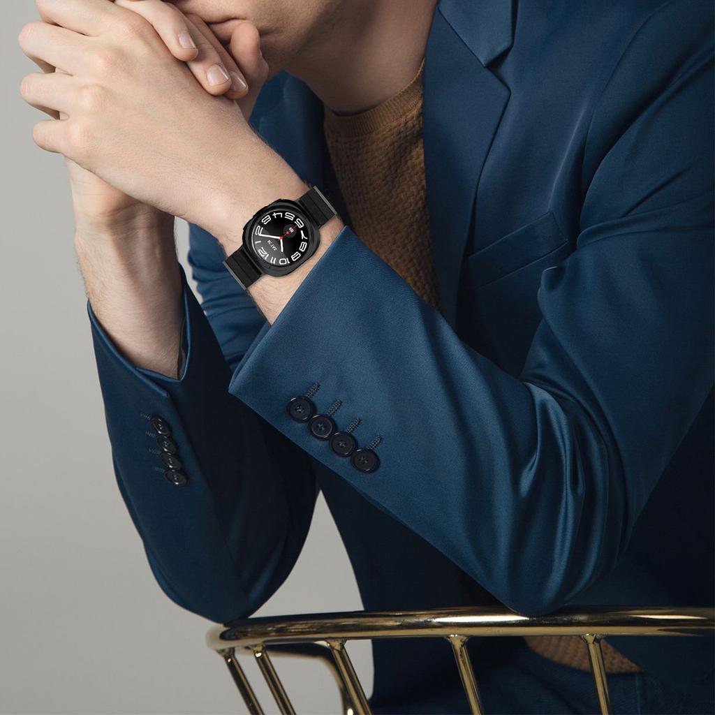 Pasek zamienny do Samsung Galaxy Watch Ultra (2025) Wodoodporny pasek do zegarka z włókna węglowego 47mm