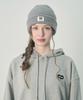 Mihebeu Classic Label Beanie Grey