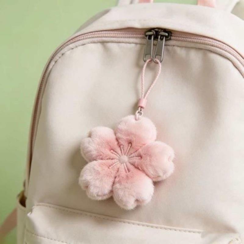 Neue Sakura Serie Heilende Plüschpuppe Anhänger Schlüsselanhänger Niedliches Mädchen Geschenk Für Freundin Taschendekoration