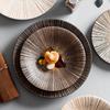 Light Luxury Ceramic Round Dinner Plate