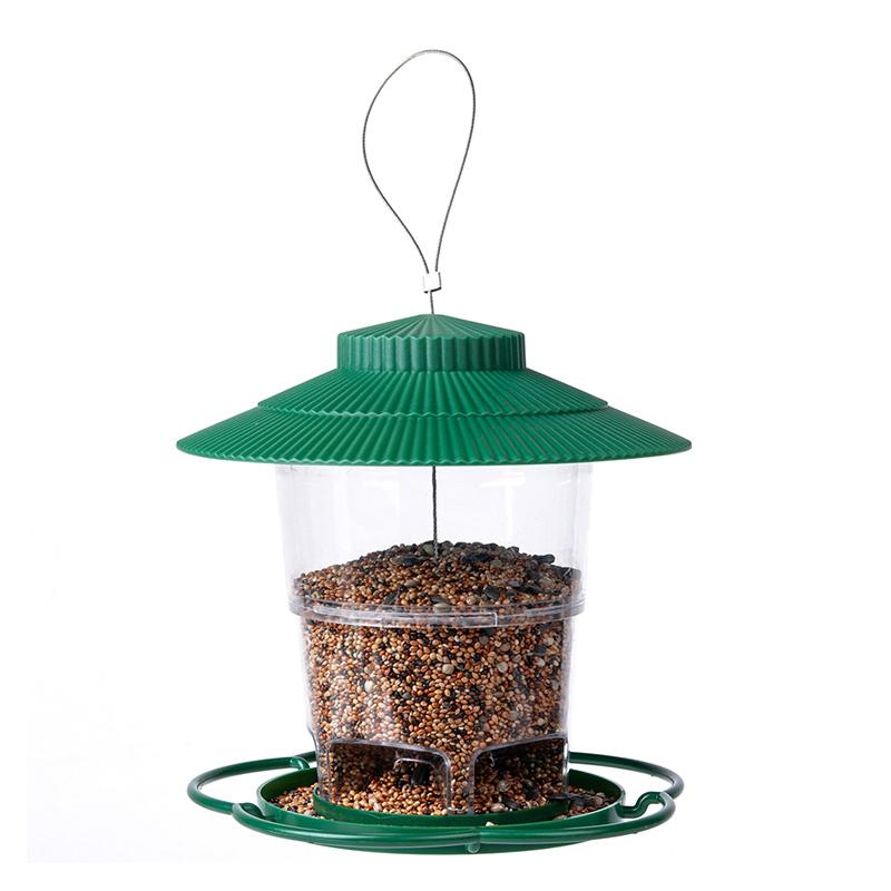 Hrănitor pentru păsări Instrument automat de hrănire pentru picioare Hrănitor pentru păsări în aer liber Hrănire cu nuci agățat Suport pentru distribuitor cu găuri multiple Recipient pentru alimente