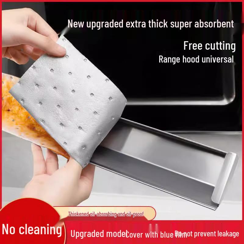 Thickened Grey Oil-Absorbing Cotton Paper for Range Hood Oil Tray