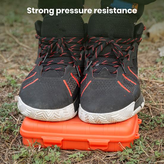 Boîte de rangement extérieure étanche et hermétique aux chocs, grande capacité, taille compacte, conteneur de survie portable, boîte de transport