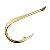 20Pcs/Pack Single Golden Fishing Hooks Barbed Gold Fish Hooks Barbed Hook  Fishing Lover