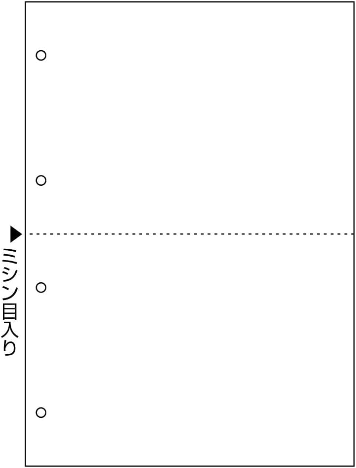 Hisago A4 Blank Paper, 2-Sided, 4-Hole, FSC2003, 00069421 (Set of 2)