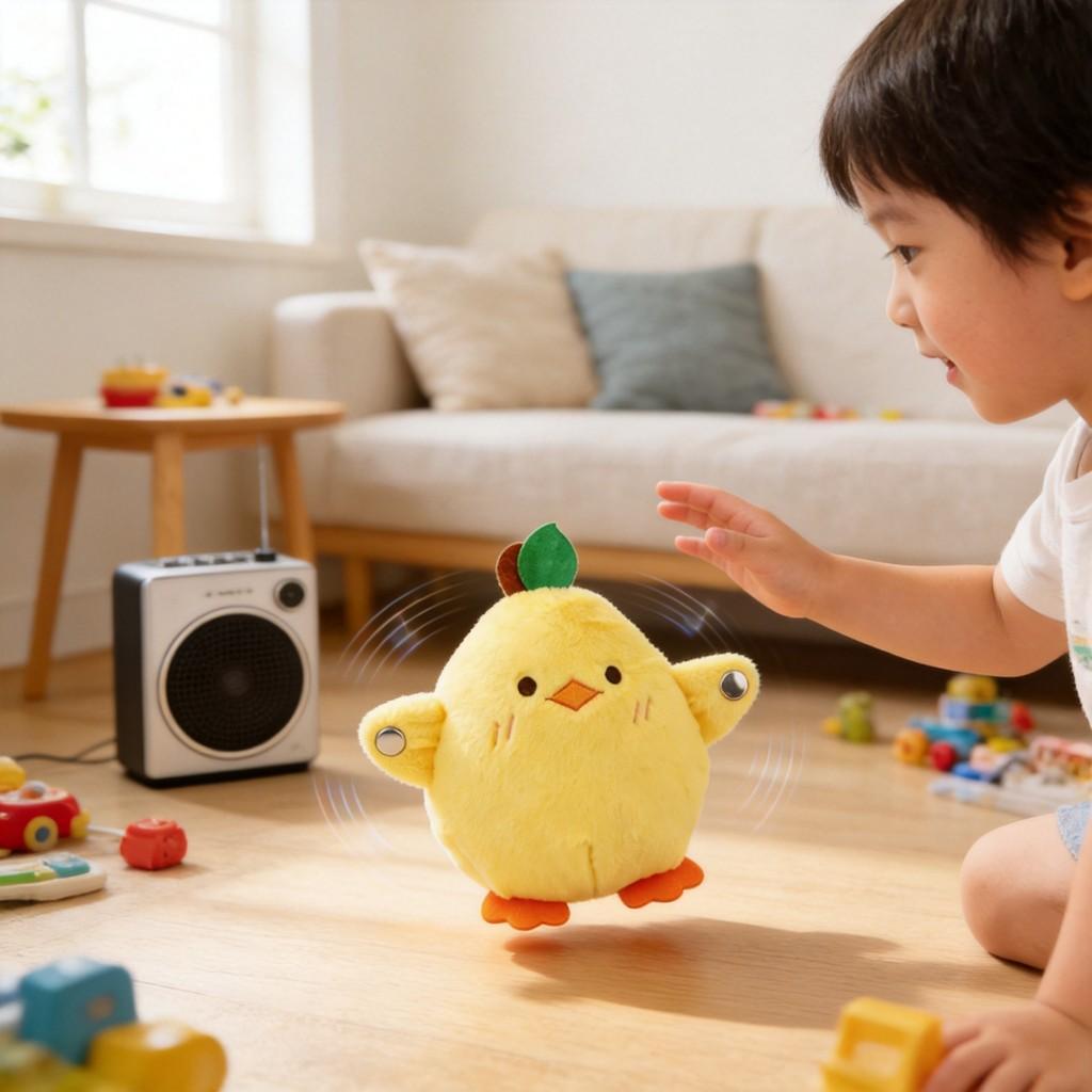 Embark On Musical Fun With Plush Interactive Chicken Toy For Kids Entertainment