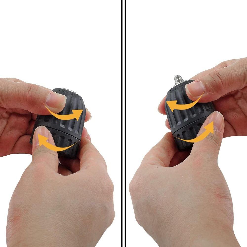 1/4-Inch 3/8" 0.8-10mm Adapter Conversion Tool Chuck  Impact Drill Tool