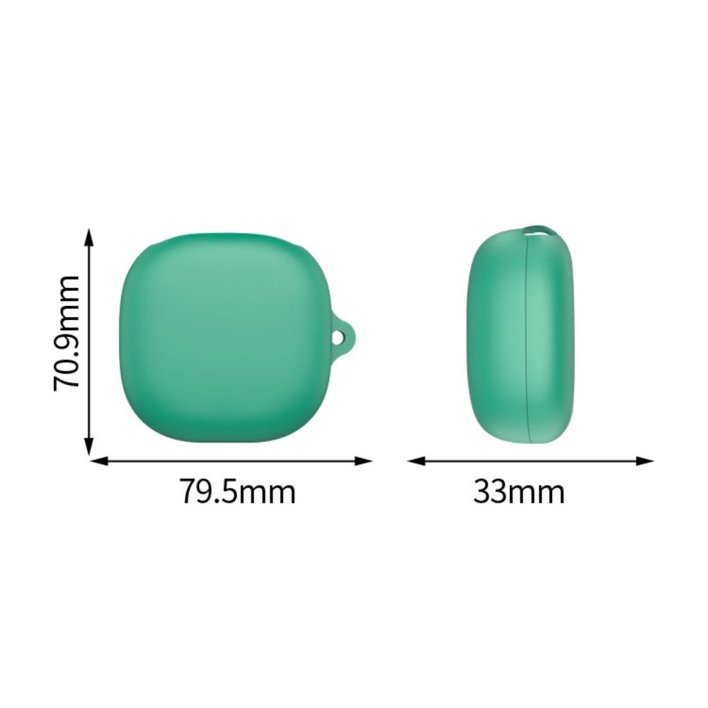 Anti-fall Earphone Case with Carabiner Silicone Earbuds Cover Dustproof Shockproof Charging Box Shell for SHOKZ OpenFit 2+ T921