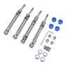 4PCS Front and Rear CVD Drive Shafts Stainless Steel RC Drive Shaft Set for Slash 4x4 for Stampede 1 10 RC Car Upgrade
