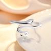 Fashion Ladies Simple Snake Adjustable Open Rings Jewelry