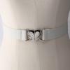 Women Belt Smooth Edge Decorative Comfortable Chic Women Love Buckle Stretchy Belt Strap for Daily Wear