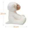 Apricot Lamb Velvet Lamb Plush Toy for Children, Soft and Cute, Fluffy Velvet Lamb for Girls and Boys, 23cm