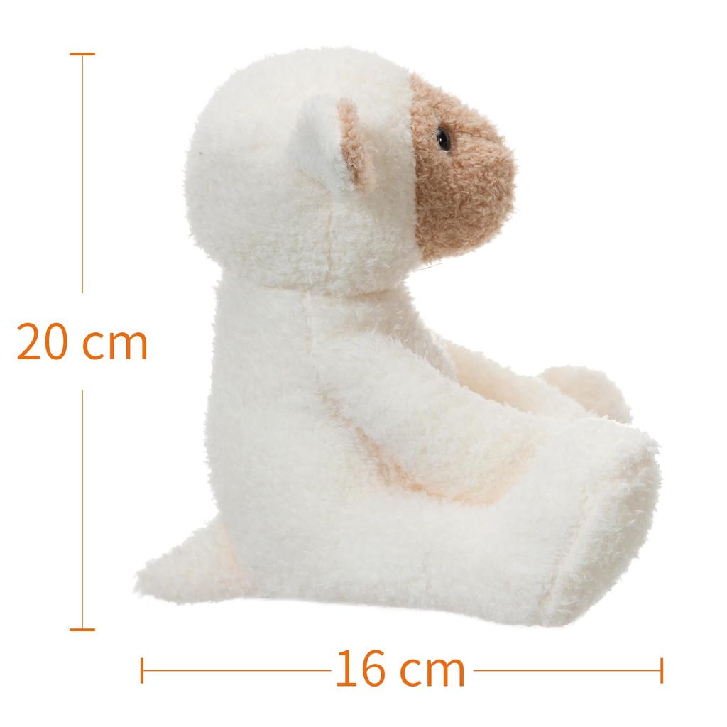Apricot Lamb Velvet Lamb Plush Toy for Children, Soft and Cute, Fluffy Velvet Lamb for Girls and Boys, 23cm