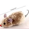 Wind Up Mouse Racing Mini Jumping Rat Plush Mice Realistic Looking Pet with Twirling Tail,Wind Up Toys for Birthday Gift