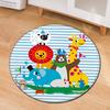 Round Carpet Computer Chair Cushion Office Chair Floor Mat Door Mat Foot Mat