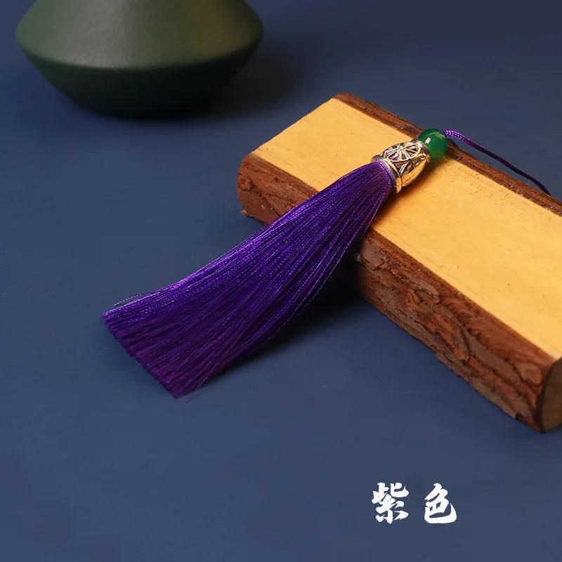 5pcs/Pack 10cm Multicolor Cotton Silk Tassel Cords Brush for Earrings Charm Pendant Tassel Fringe DIY Jewelry Making