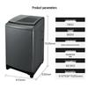 Weili 15kg Fully Automatic Top Load Pulsator Washing Machine CN plug (adapter included)