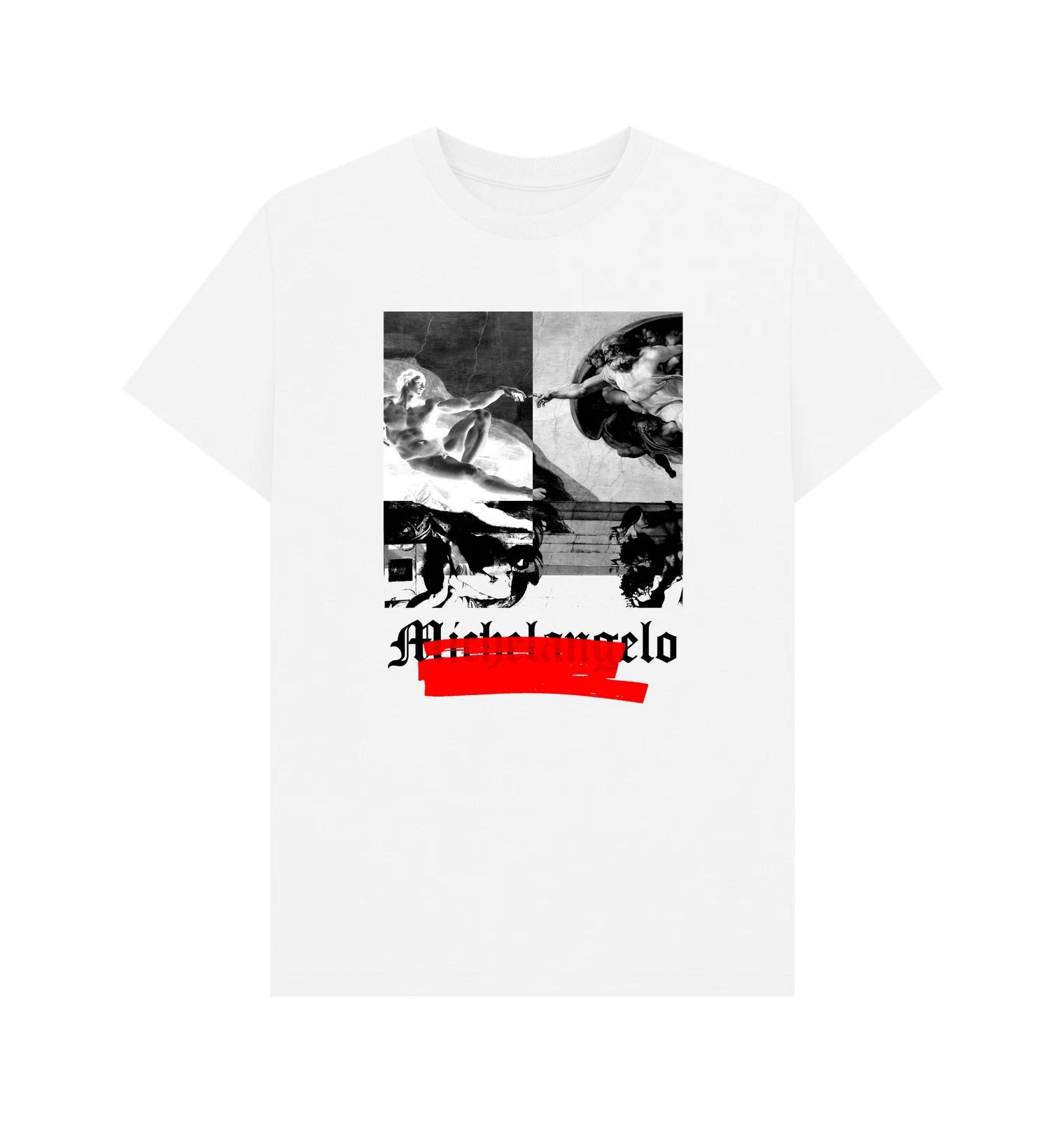 PREMIUM OFFICIAL APOH apoh Michelangelo Negative Unisex T-Shirt 2XL