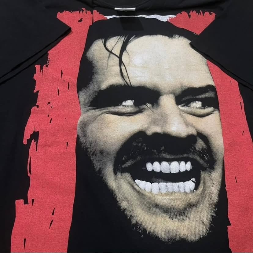 THE SHINING Vintage 90s Horror Movie Stephen King Nicholson Sz.L Shirt REPRINT Unisex T-Shirt XXL