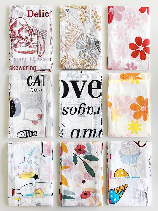 ZISIZ Disposable Rectangular Forest Waterproof Tablecloth