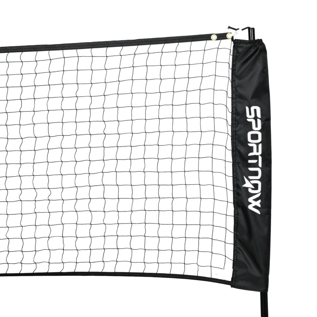 Badminton Pickleball Volleyball Set, 3-in-1, Black