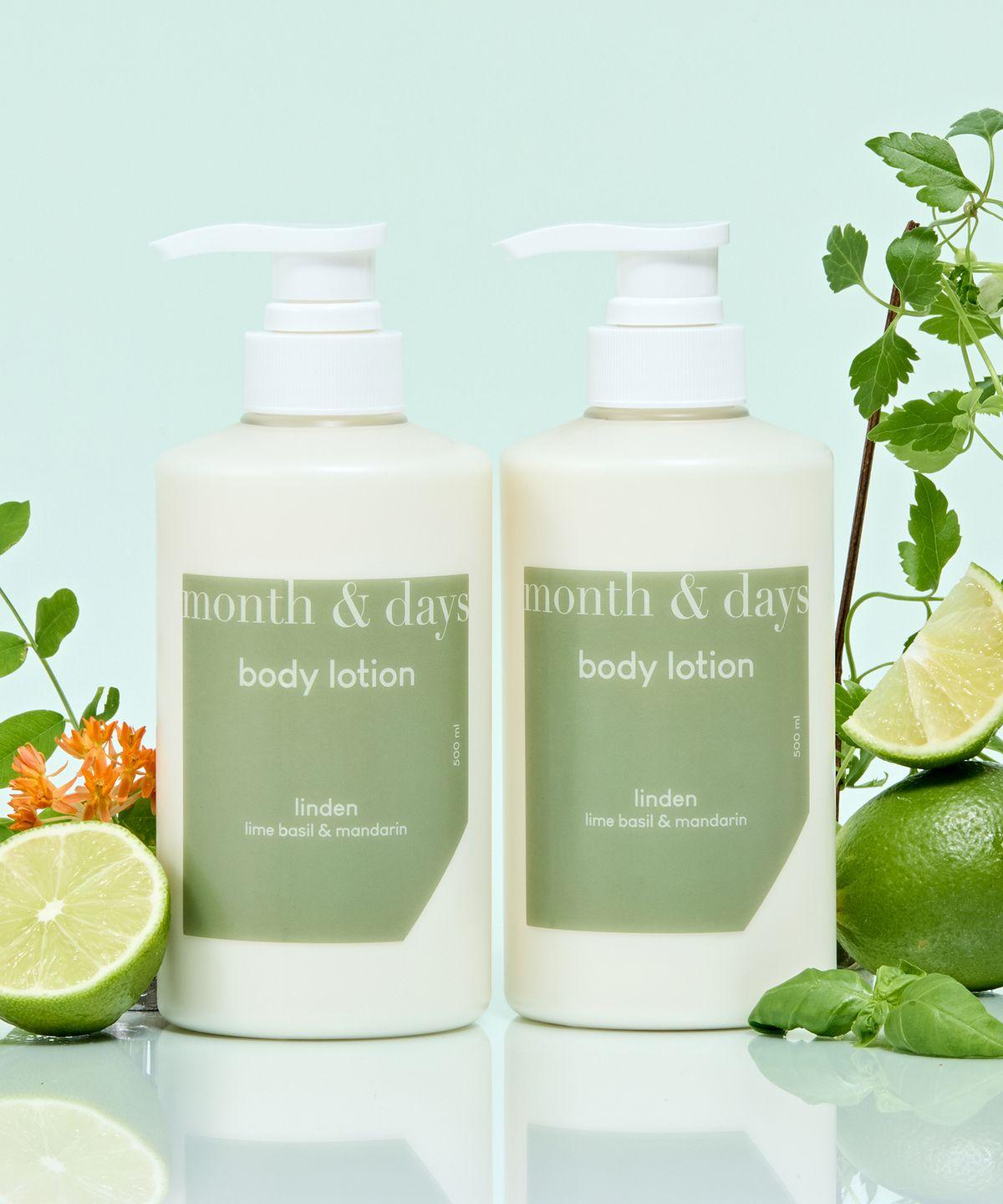 Perfume Care Body Lotion Linden Lime & Basil 500ml x 2