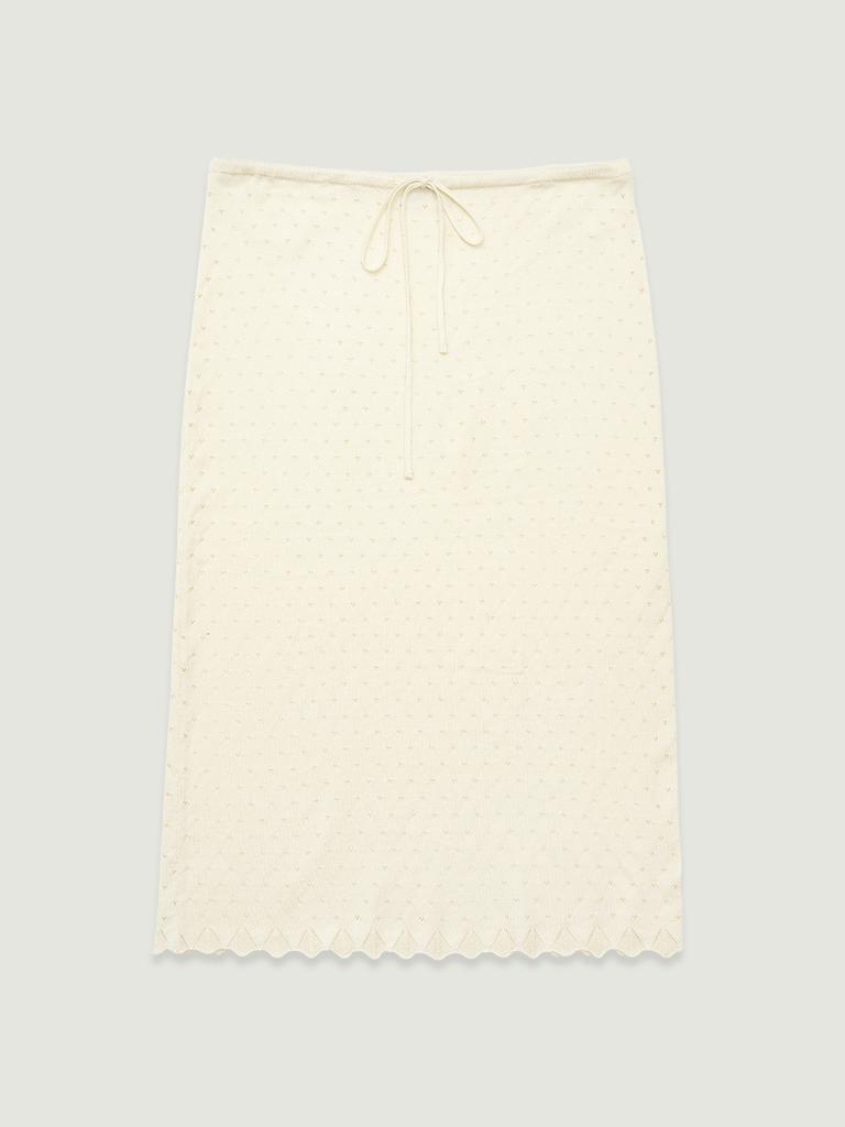Grove Melody Midi Skirt (Cream)