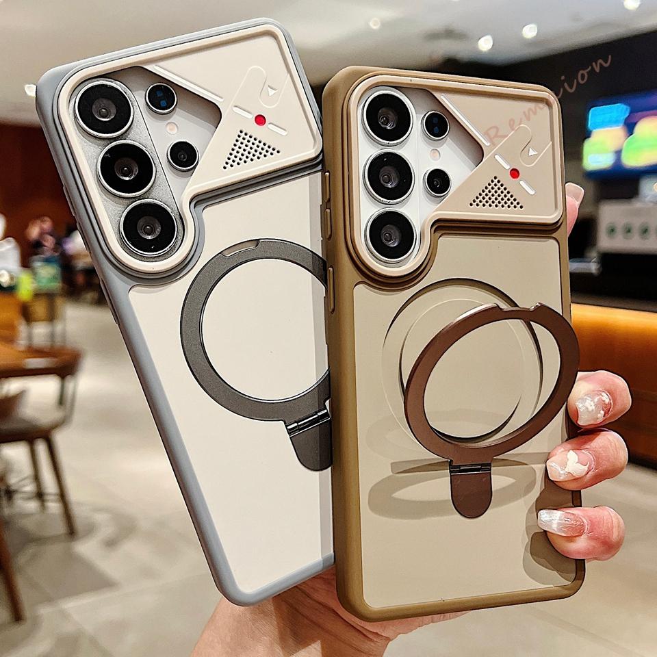 Matte Magnetic Phone Case for Samsung Galaxy S26 Ultra S26 Plus S26Ultra Official Len Camera Protector Cover