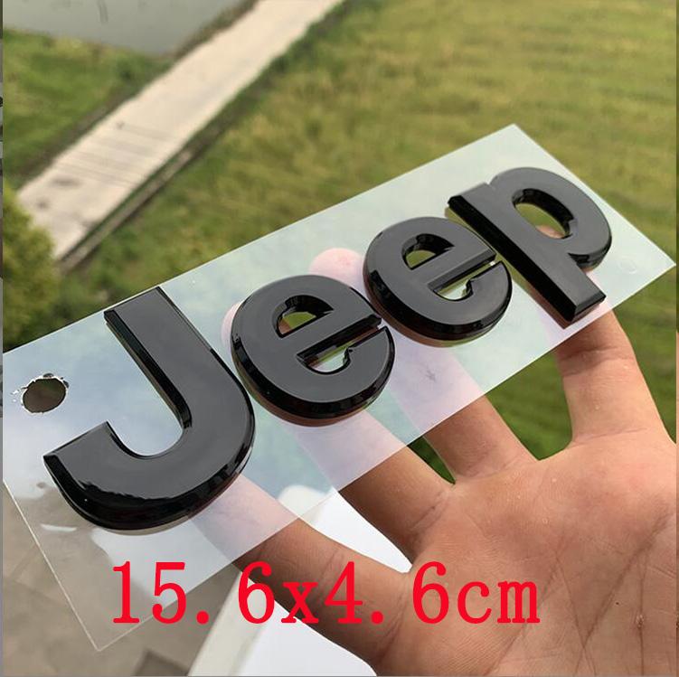 Car Front Rear LIMITED 4X4 Logo Auto Grille Emblem Sticker Accessories For Jeep Renegade Compass Grand Cherokee Wrangler Rubicon
