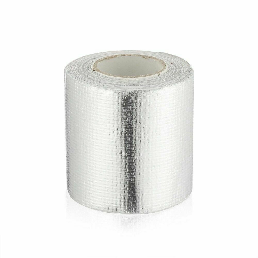 Reflective Self Adhesive Tape Gold/Sliver High Temperature Heat Insulation Shield Wrap Tape Bandage 50mm x 5M Roll UniversalPinstriping Tape 3